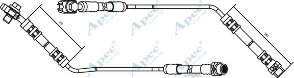 APEC BRAKING Pidurivoolik HOS3156